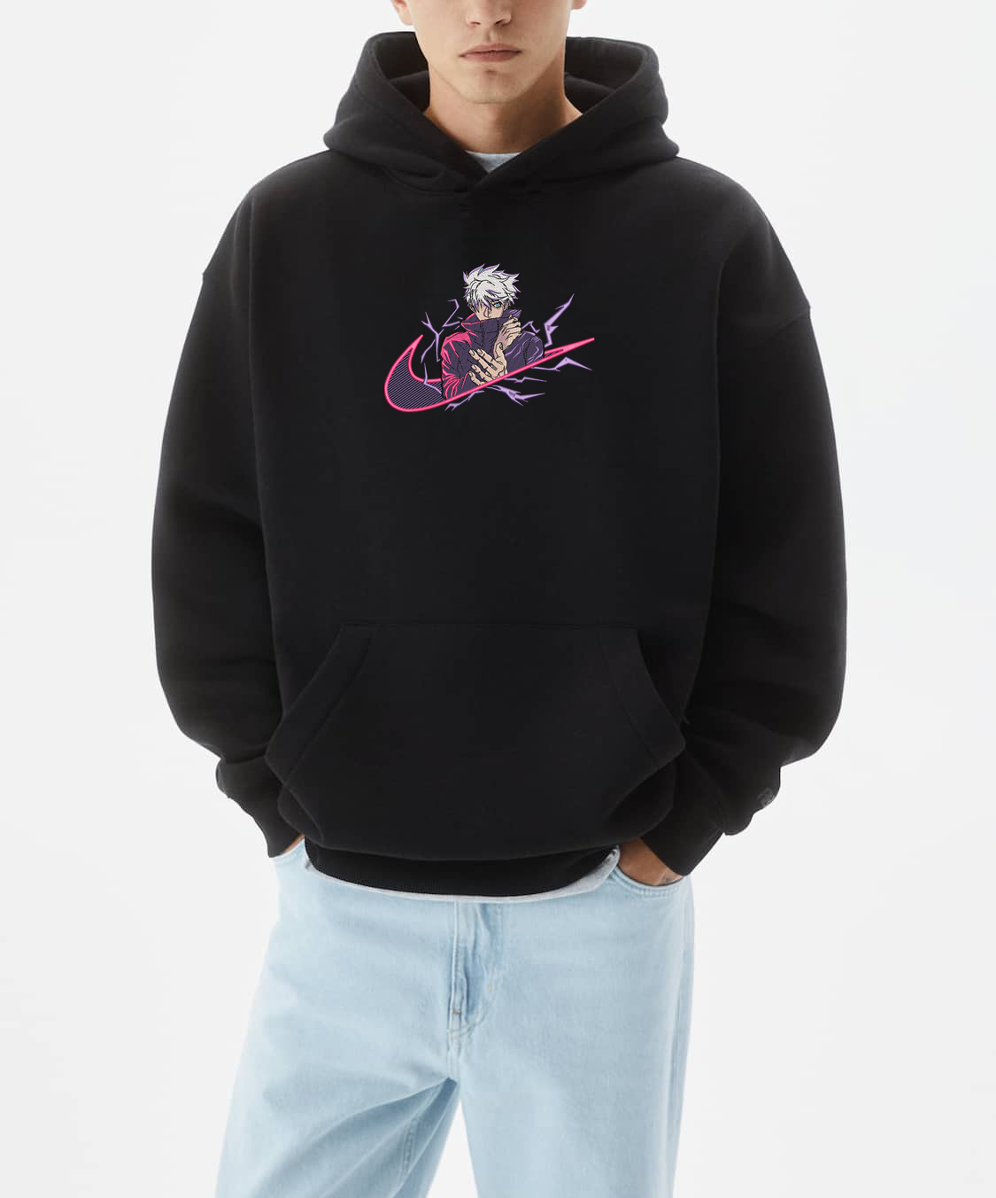 Unisex  Gojo Satoru Embroidered Hoodie