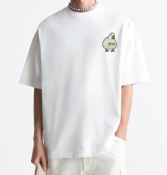 [PRE-ORDER] Funny Duck Embroidered T-Shirt