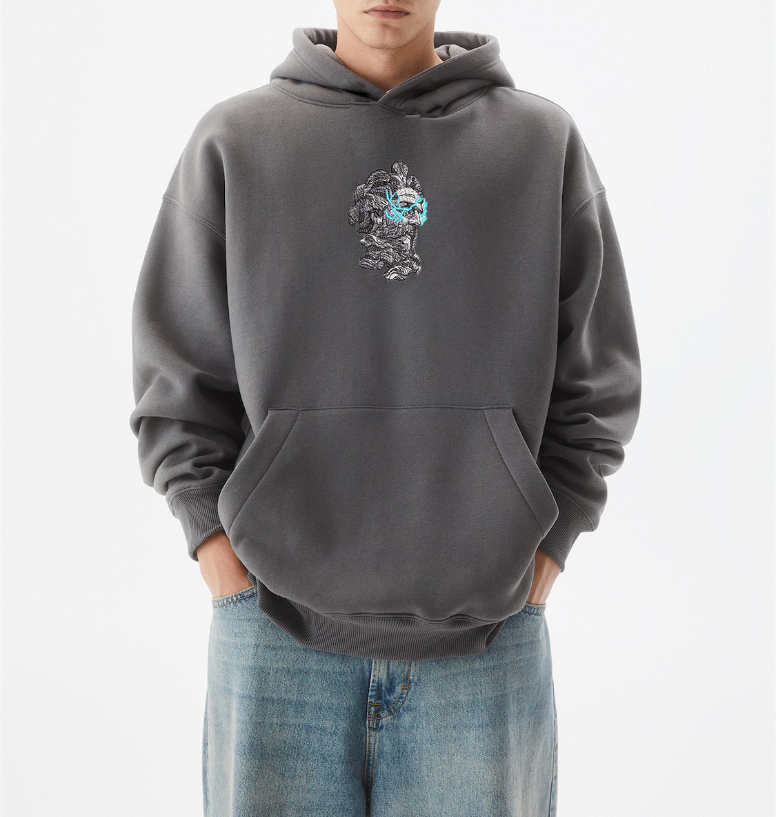 Unisex Zeus Embroidered Hoodie