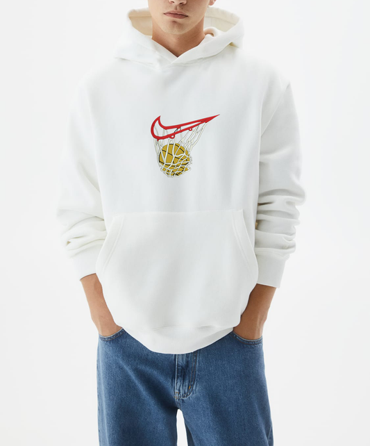 Unisex  Basketball Embroidered Hoodie